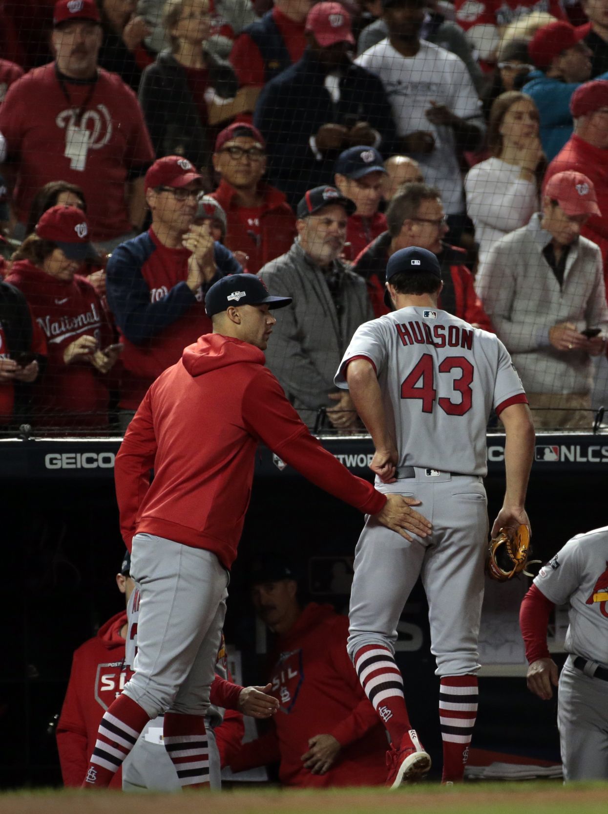 Cardinals on the brink of elimination from the National League Championship Series in Washington